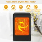 Portable Electric Heater 500W – PTC Ceramic, 3S Heat- Specifications