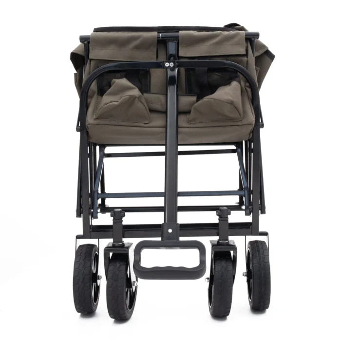 Collapsible Utility Wagon – Dual-Layer, 225lbs Capacity