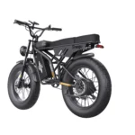 GT02 Pro Electric Off Road Bike – 1400W, Fat Tires, Black