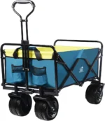 Napfox 100 L Folding Wagon Cart – 220 lb Capacity, 7″ All‑Terrain Wheels