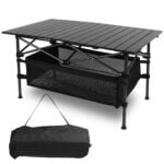 Folding Camping Table Portable Aluminum Roll-up Picnic Desk