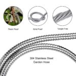 304 Stainless Steel Garden Hose | Flexible & Kink-Free