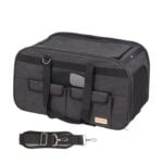 VEVOR Rolling Pet Carrier - 35 lbs Capacity, Black