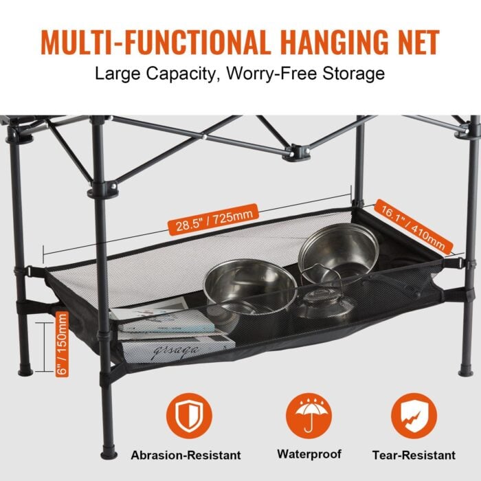 VEVOR Folding Camping Table – 24×16 Compact Outdoor Table