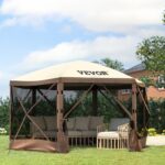 VEVOR 10'x10' Pop-Up Camping Gazebo Tent – 8 Person Shelter