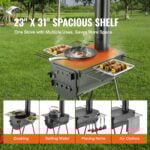 VEVOR Wood Stove – Tent Heater & Cook Stove with Chimney