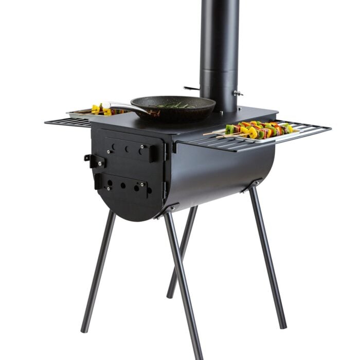 VEVOR Wood Stove – Tent Heater & Cook Stove with Chimney
