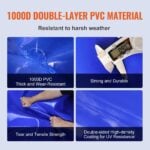 VEVOR 330L/87 Gallon Water Storage Bladder - Collapsible RV Water Tank