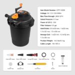 VEVOR Pond Filter – 3200 Gal, 13W UV-C, 2630 GPH Flow