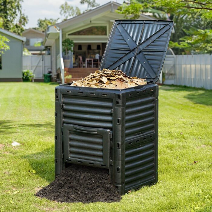 VEVOR 80-Gal Compost Bin – Outdoor, BPA-Free, Easy Access