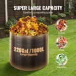 VEVOR 220-Gal Compost Bin – Expandable Outdoor Composter