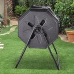 VEVOR 43 Gal Compost Tumbler – Dual Chamber, Rotating Bin