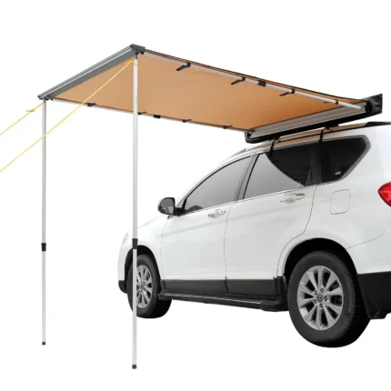 VEVOR Car Side Awning 6.6×8.2 ft – UV50+, Waterproof side view