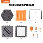 VEVOR 37-Gal Dual Compost Tumbler – BPA-Free, Steel Frame- Accessories