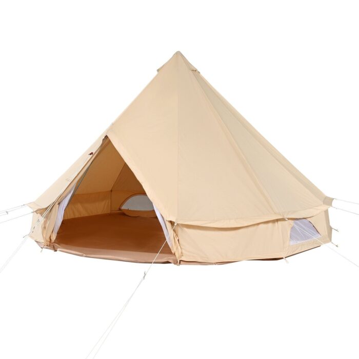 VEVOR 8-10 Person Canvas Bell Tent – Stove Jack & Waterproof
