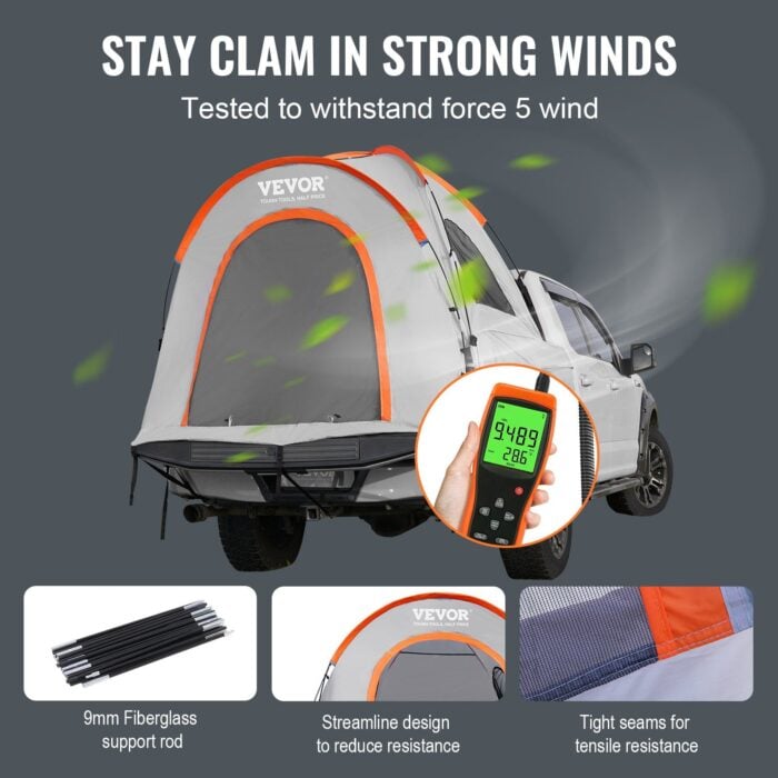VEVOR Truck Bed Tent – 2-3 Person Pickup Camping Tent
