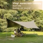 PAHTTO Ultralight Hammock Rain Fly & Camping Tarp