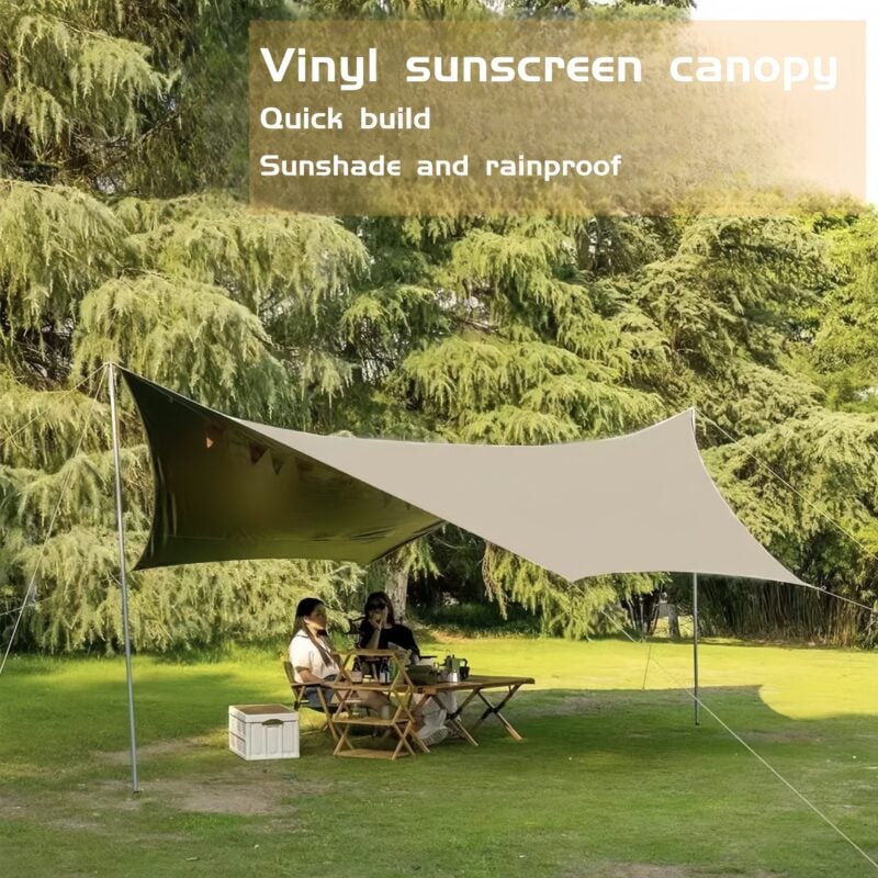 PAHTTO Ultralight Hammock Rain Fly & Camping Tarp