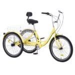 VEVOR Folding Adult Tricycle | 24" Lightweight Aluminum Alloy