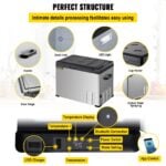 VEVOR 12 Volt Refrigerator - 42 Quart Portable Car Compressor Fridge Cooler