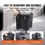 VEVOR Insulated Food Carrier - 32Qt Capacity Hot Box w/ Stainless Steel Barrel