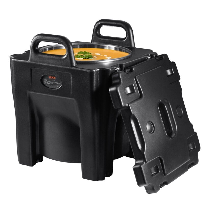 VEVOR Insulated Food Carrier - 32Qt Capacity Hot Box w/ Stainless Steel Barrel
