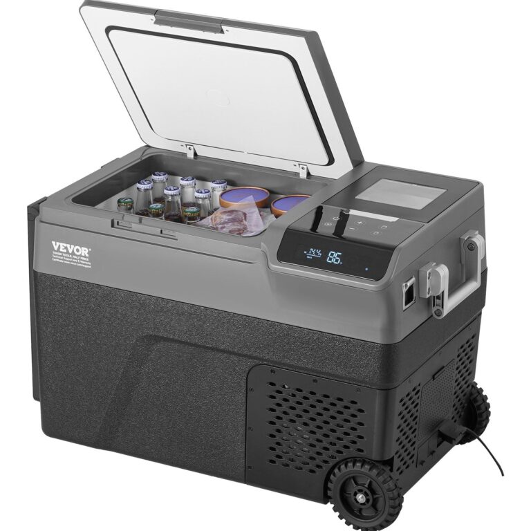 VEVOR Portable Car Refrigerator Freezer w/Ice Maker - 37QT
