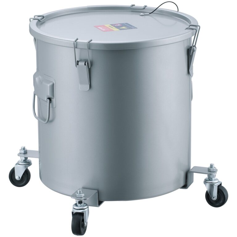 VEVOR Fryer Grease Bucket - 8 Gallon Oil Disposal Caddy with Caster Base