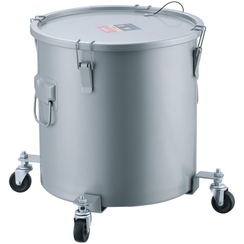 VEVOR Fryer Grease Bucket - 8 Gallon Oil Disposal Caddy with Caster Base