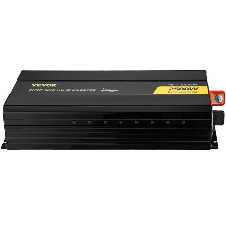 VEVOR 2500W Pure Sine Wave Inverter | 12V DC to 120V AC