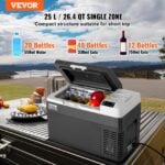 VEVOR Portable Car Refrigerator Freezer Compressor - 25 L