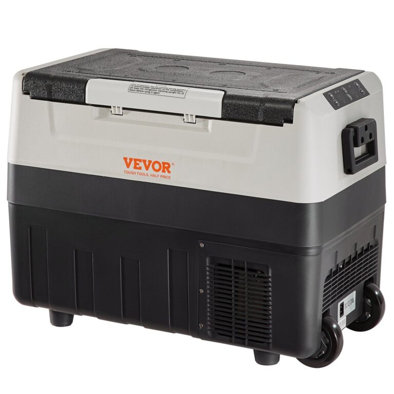 VEVOR 48 QT/45 L Dual Zone Car Refrigerator | Portable Freezer