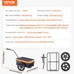 VEVOR Bike Cargo Trailer | 88 lbs Capacity | Foldable
