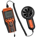 VEVOR Split Handheld Anemometer - Digital Wind Speed CFM Meter Gauge