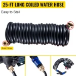 VEVOR 12V RV Water Pump | 5.5 GPM 70 PSI Auto Washdown - water hose
