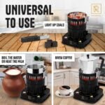 M.Rosenfeld 800W Electric Charcoal Starter with Tongs