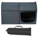 VEVOR 4 Doors Bed Tent Blackout Full Size w/ 0.28in Fiber Poles