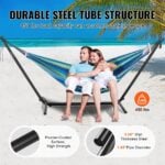 VEVOR Steel Hammock Stand 450 lbs Portable Fits 10-13 ft