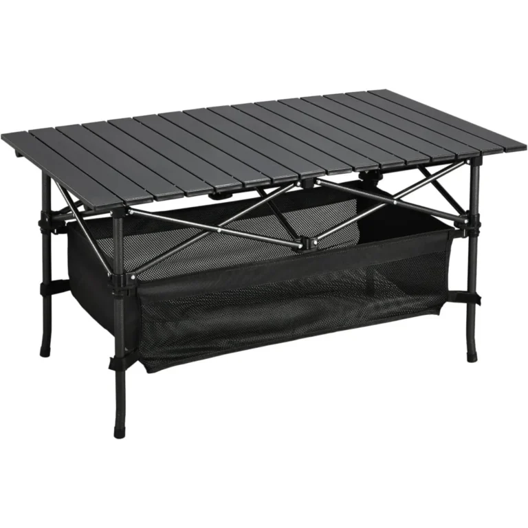 Folding Camping Table Ultra Compact with Storage