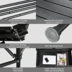 Folding Camping Table Ultra Compact with Storage- Features