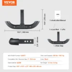 VEVOR 2″ Receiver Hitch Step | Steel Bumper Guard [Bend Tube]- Specifications