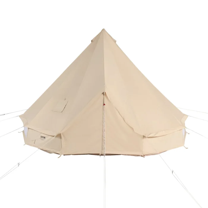 VEVOR Canvas Bell Tent 8-10 Person – Stove Jack & Waterproof