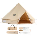 VEVOR Canvas Bell Tent 8-10 Person – Stove Jack & Waterproof