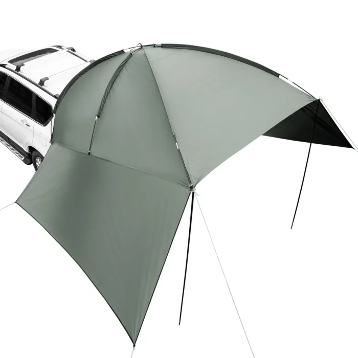 VEVOR Car Awning 10x7 ft – UV50+, Waterproof, Side Panels