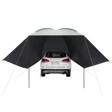 VEVOR Car Awning 10x7 ft – UV50+, Waterproof, Side Panels