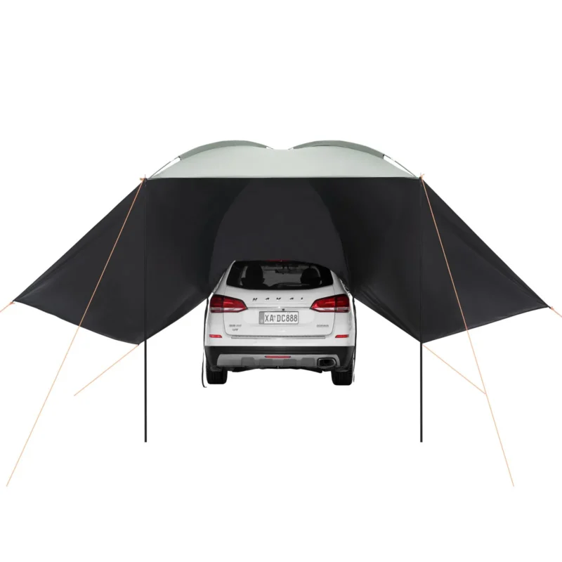 VEVOR Car Awning 10x7 ft – UV50+, Waterproof, Side Panels