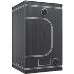 VEVOR 4x4 Grow Tent – 2000D Mylar, 80" Indoor Growing- Back view