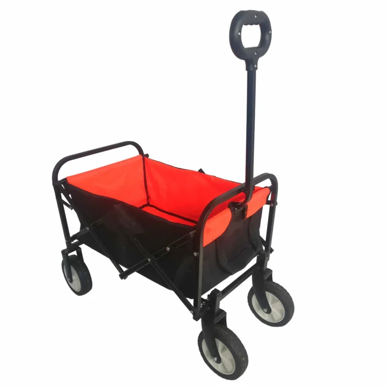 Folding Wagon Garden Shopping Beach Cart - 150lbs