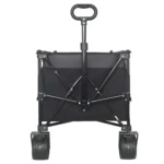 Foldable Utility Wagon - 480lbs, All-Terrain, Black-Gray