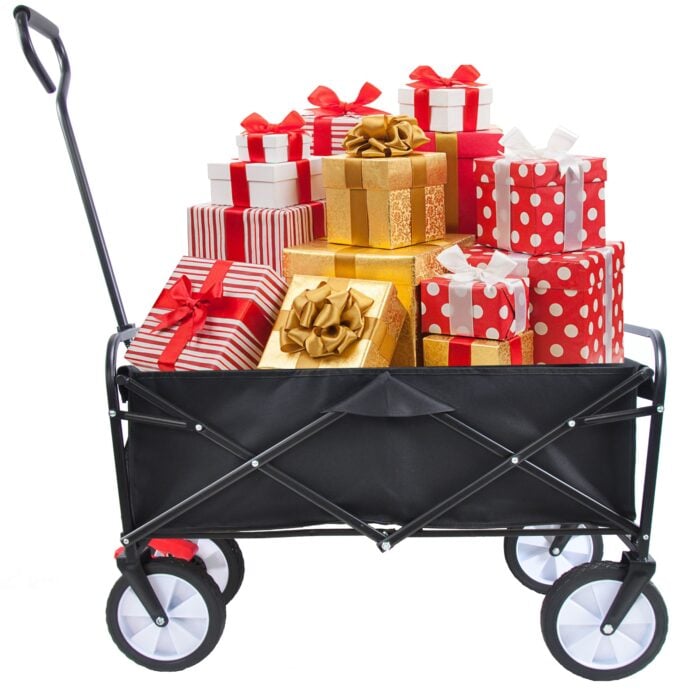 Utility Wagon Cart – 150lb, Folding, 600D Oxford Fabric